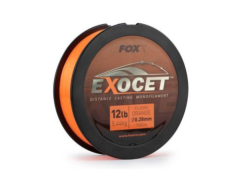 FOX Exocet Fluoro Orange Mono 1000m 0.28mm 12lb