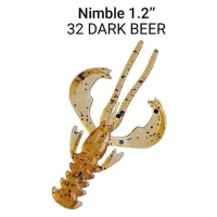 Nimble 1.2" 76-30-32-5 Силиконовые приманки Crazy Fish