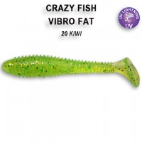 Vibro fat 2.7" 1-71-20-6  Силиконовые приманки Crazy Fish