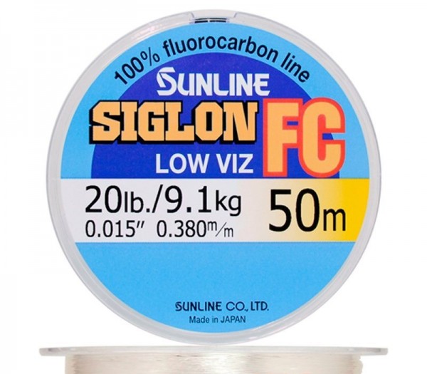 Флюорокарбон Sunline SIGLON FC 2020 50m Clear 0.180mm 2.2kg/5lb