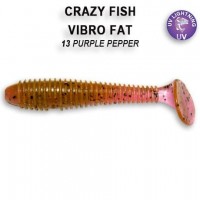 Vibro fat 2.7" 1-71-13-1  Силиконовые приманки Crazy Fish