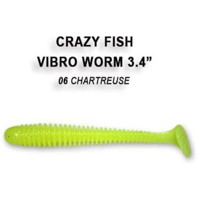 Crazy Fish 3? Vibro Worm – 21 6 (5pcs)