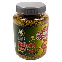 Пеллетс методный Method pellets "Ананас" (желтый) 2мм - 300гр (банка)