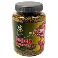 Пеллетс методный Method pellets "Мед" (желтый) 2мм - 300гр (банка)