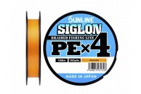 Плетёный шнур Sunline SIGLON PEx4 Orange 150m #0.3/5lb