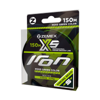 Плетеный шнур ZEMEX IRON X5 150 m, d 0.34 mm, moss green