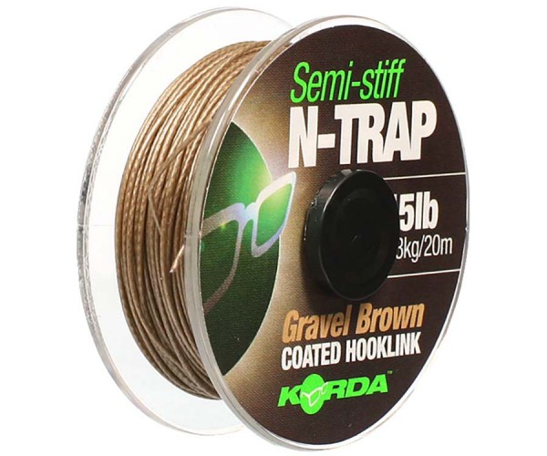 KORDA Поводковый материал N-Trap Soft Silt 15lb 20м