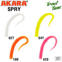 Силиконовая приманка Akara Trout Time SPRY 3.1 Shrimp 420 (10 шт.)
