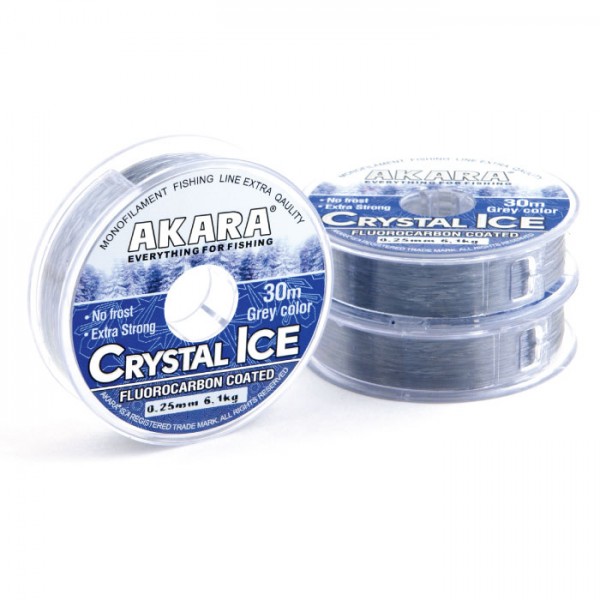 Леска Akara Crystal ICE Grey 30 м 0,10