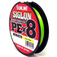 Плетёный шнур Sunline SIGLON PEx8 Light Green 150m #1.7/30lb