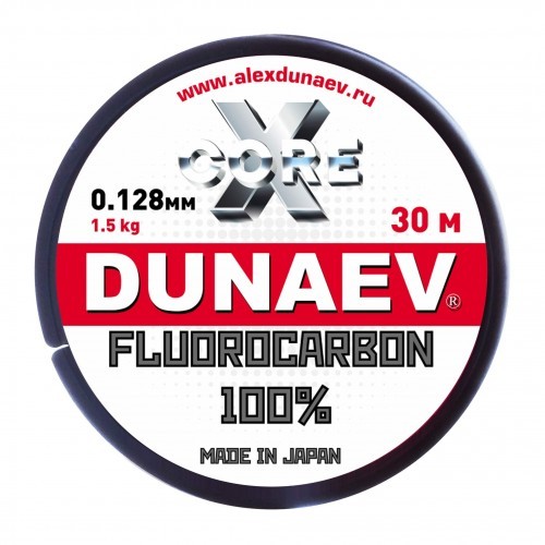 Леска Dunaev Fluorocarbon 0.117мм 30м