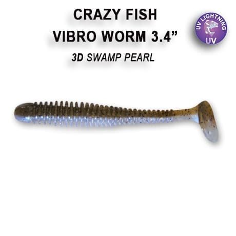 CRAZY FISH VIBRO WORM 3.4 ' 85 MM