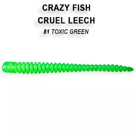 CRUEL LEECH 8-55-81-6  Силиконовые приманки Crazy Fish