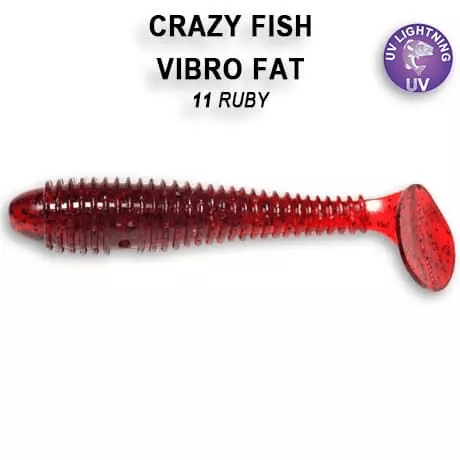 Vibro fat 2.7"  1-71-11-3  Силиконовые приманки Crazy Fish