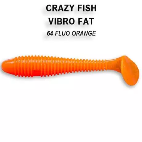 Vibro fat 2.7" 1-71-64-4 Силиконовые приманки Crazy Fish