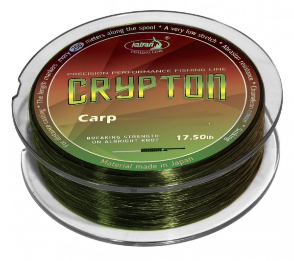 Леска Katran Crypton Carp  1000м 5,8кг/0,286мм (Camo темная)