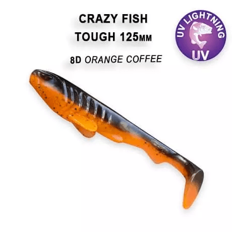 TOUGH 5" 28-125-8d-6 Силиконовые приманки Crazy Fish