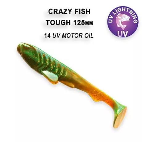 TOUGH 5" 28-125-14-6 Силиконовые приманки Crazy Fish