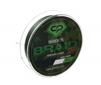 CARP PRO Шок-лидер Shock Braid PE X8 зеленый 25lb 25м