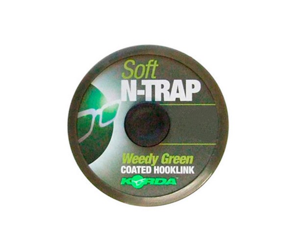 KORDA Поводковый материал N-Trap Soft Weedy Green 30lb 20м