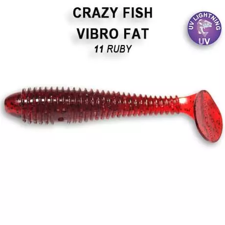 Vibro fat 2.7" 1-71-11-2  Силиконовые приманки Crazy Fish