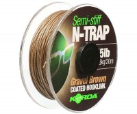 KORDA Поводковый материал N-Trap Soft Gravel 30lb 20м