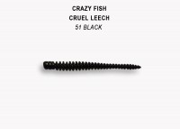CRUEL LEECH 8-55-51-6  Силиконовые приманки Crazy Fish