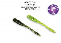 Tipsy 1,2" 69-30-16/20-1  Силиконовые приманки Crazy Fish