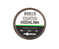 KORDA Поводковый материал Basix Coated Hooklink 25 lb 10 m