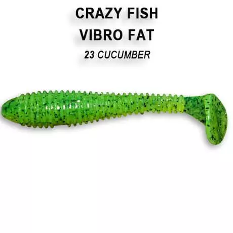 VIBRO FAT 1-71-23-6  Силиконовые приманки Crazy Fish