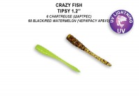 Tipsy 1,2" 69-30-6/68-1  Силиконовые приманки Crazy Fish