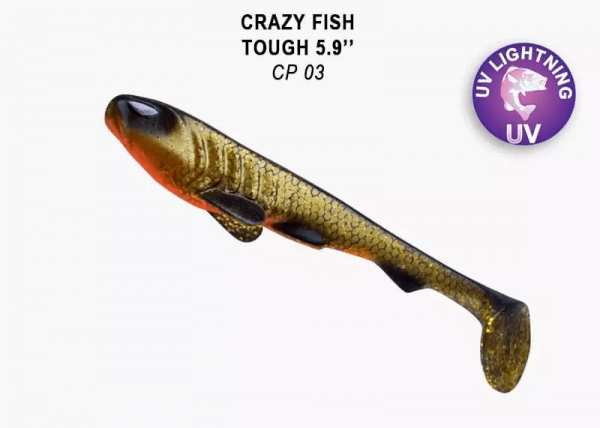 TOUGH 5,9" 60-150-cp03-1 Силиконовые приманки Crazy Fish