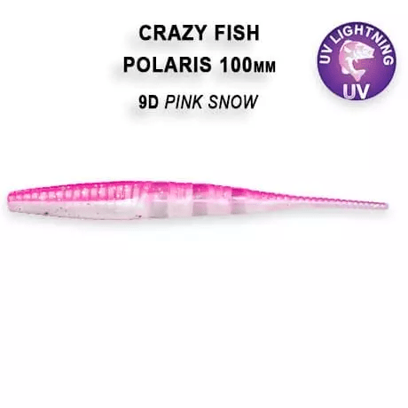 POLARIS 4" 38-100-9d-6 Силиконовые приманки Crazy Fish