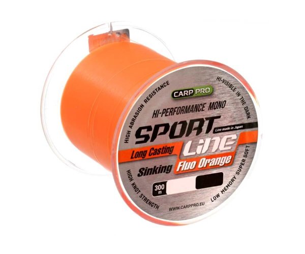CARP PRO Sport Line Fluo Orange  1000M 0,265 mm