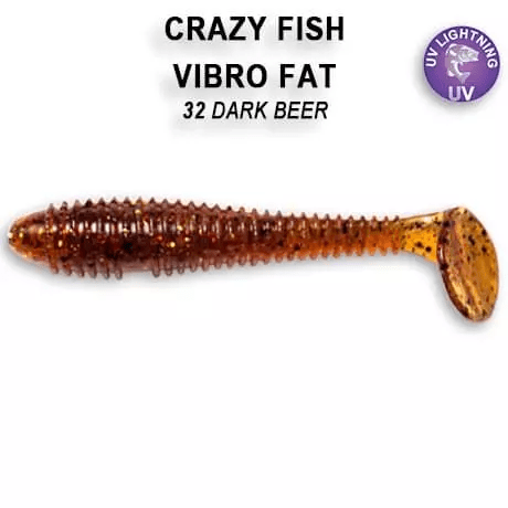 Vibro fat 2.7"  1-71-32-6  Силиконовые приманки Crazy Fish