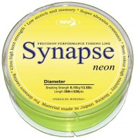 Леска Katran Synapse Neon  300м 6,2кг/0,286мм (Желтая)