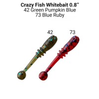 Whitebait 0.8" 16-20-42/73-1 Силиконовые приманки Crazy Fish