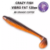Vibro fat 4.7" 39-120-8d-6 Силиконовые приманки Crazy Fish