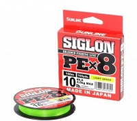 Плетёный шнур Sunline SIGLON PEx8 Light Green 150m #0.3/5lb