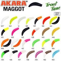 Akara Trout Time MAGGOT 1,6" Cheese 02T (10 шт.)