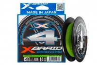 Плетёный шнур YGK X-Braid Braid Cord X4 150m #0.6/12lb